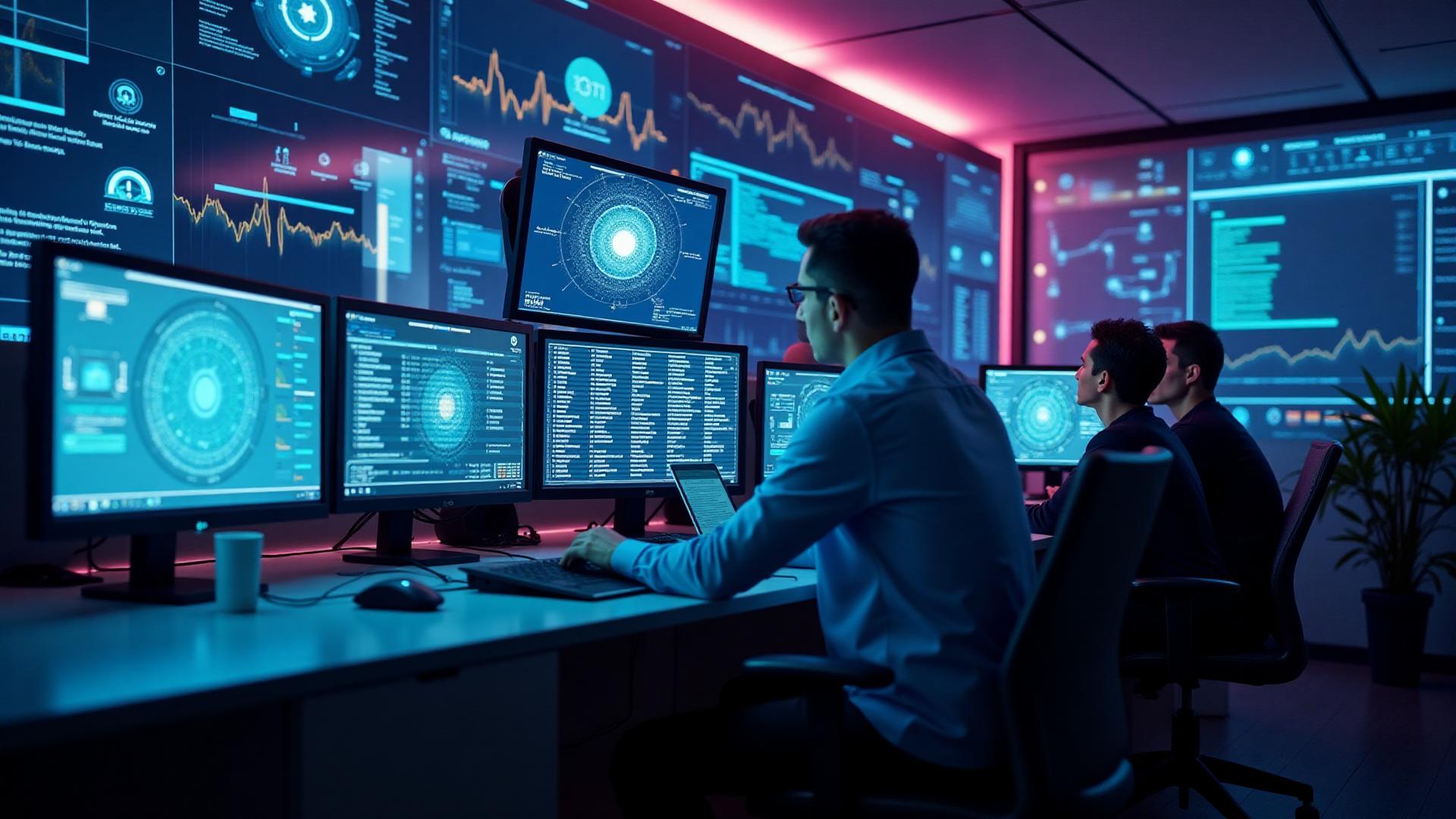 Escudo digital de proteção 24x7 representando o serviço SOC as a Service com monitoramento contínuo e proteção empresarial